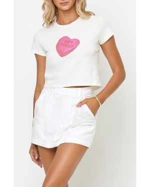 LSPACE Merci Baby T-Shirt - White