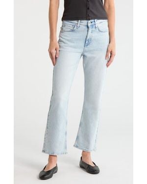 Rag & Bone Piper High Waist Ankle Crop Bootcut Jeans - Blue
