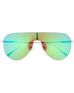 DIFF Dash 134Mm Shield Sunglasses - Green