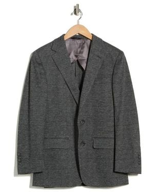 Brooks Brothers Plaid Cotton Blend Sport Coat - Gray