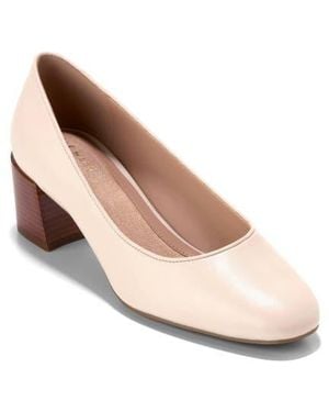 Cole Haan Go-To Shayla Block Heel Pump - Pink