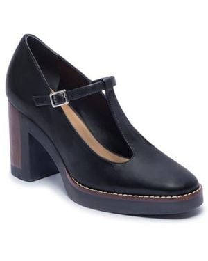 Bernardo Noto T-Strap Pump - Blue