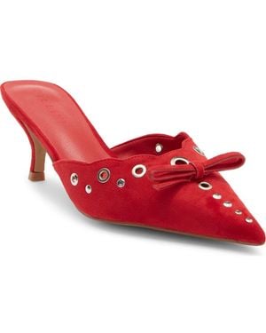 Billini Elio Kitten Heel Pump - Red