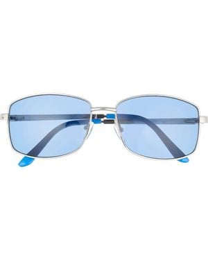 Vince Camuto 136Mm Rectangular Sunglasses - Blue