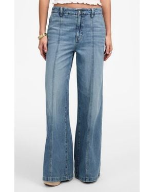 Madewell Wide-Sweep Denim Pants (Roberts)On Wash - Blue