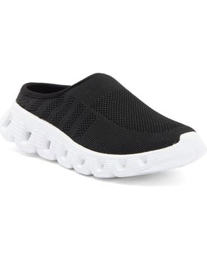 J/Slides Knit Mule - Black
