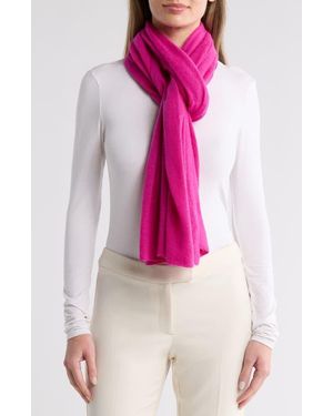 La Fiorentina Cashmere & Wool Blend Wrap - Pink