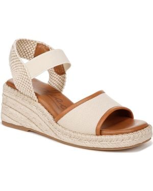 Zodiac Espadrille Wedge Sandals with Memory Foam - Metallic