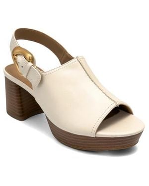 Aerosoles Chancey Platform Sandal - Natural