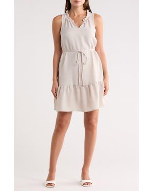 Beach Lunch Lounge Zendaya Drawstring Dress - Natural