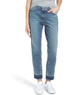Current/Elliott The Fling High Rise Boyfriend Jeans - Blue