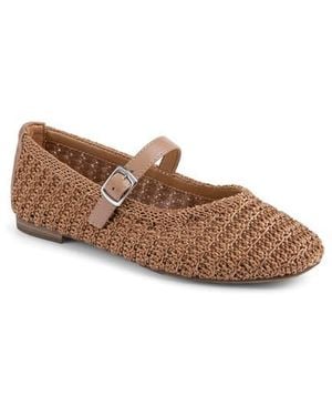 Me Too Shelby Mary Jane Flat - Brown