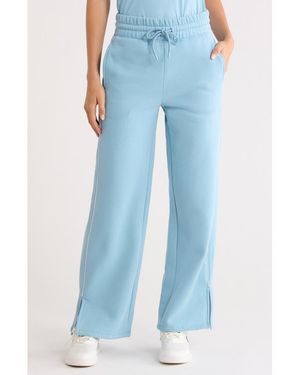 90 Degrees Finish Line Fleece Sweatpants - Blue