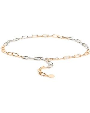 Nordstrom Rack Oval Link Two Tone Chain Belt - Multicolor
