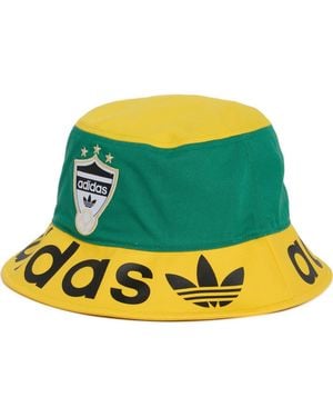 adidas Cotton Bucket Hat - Yellow