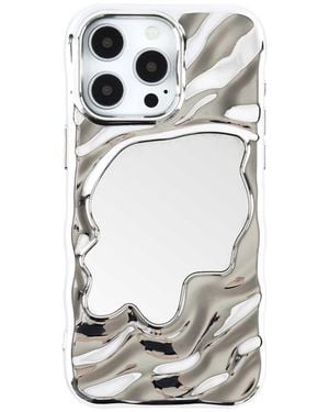 Auramma Flowy Mirror Iphone 15 Pro Max Case - Gray