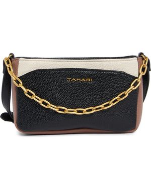 Tahari Hollis Crossbody Bag - Black