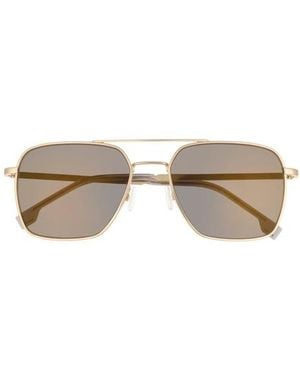 BOSS 57Mm Aviator Sunglasses - Natural