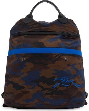 Longchamp Gbn Camo Backpack - Blue
