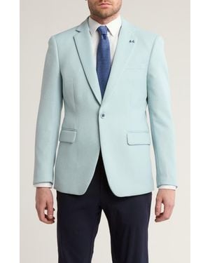 T.R. Premium Slim Fit Pocket Blazer - Blue