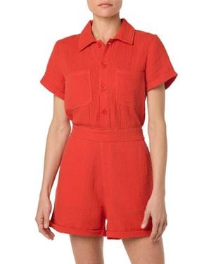 Joe's Jeans Gauze Romper - Red