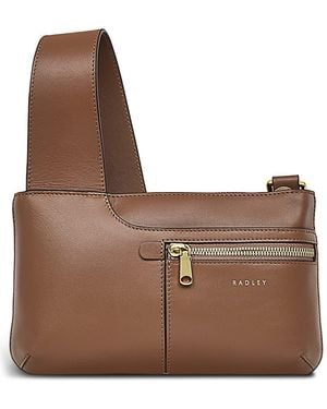 Radley Pocket Icon Mini Zip Top Crossbody Bag - Brown