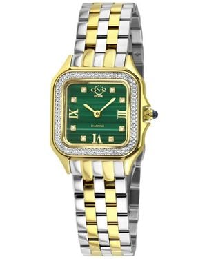 Gv2 Milan Diamond Dial Bracelet Watch, 27.5Mm - Green