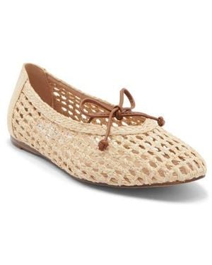 Steve Madden Leelo Woven Flat - Natural
