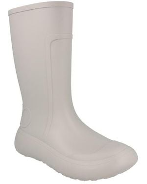 Ferragamo Gancini-Detail Rain Boots - Gray