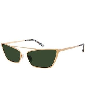 TRUE RELIGION 55Mm Cat Eye Sunglasses - Green