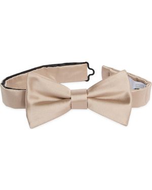 Nordstrom Rack Satin Solid Bow Tie - White