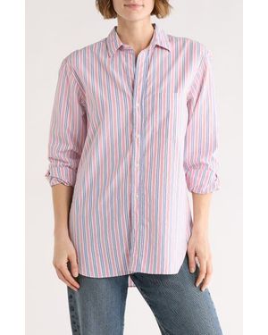 Frank & Eileen Relaxed Fit Button-Up Shirt - Purple