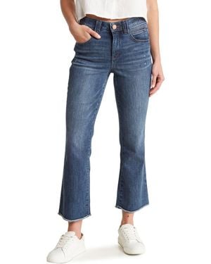 Democracy Ab Tech High Waist Crop Jeans - Blue