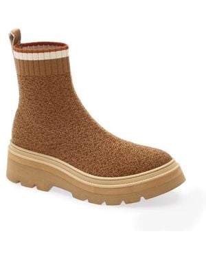 Söfft Provea Platform Sock Boot - Brown