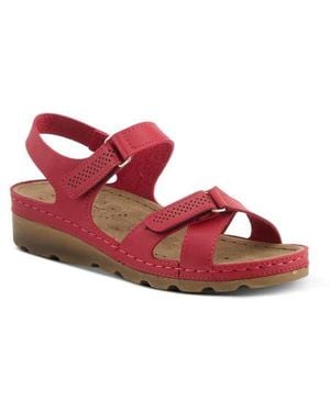 Flexus by Spring Step Strappy Sandal - Red