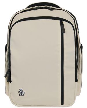 Original Penguin Zip Nylon Backpack - Natural