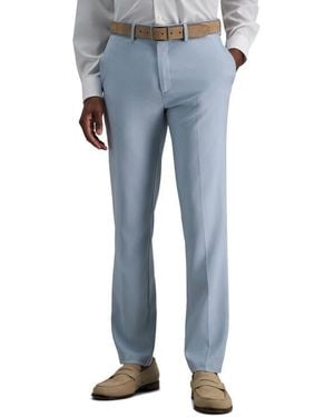 Kenneth Cole Flat Front Slim Fit Pants - Blue