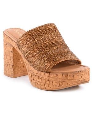 Seychelles Applause Platform Sandal - Brown