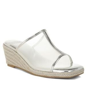 Rag & Co Seraphine Espadrille Wedge Sandal - White