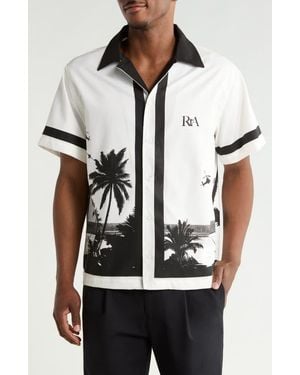 RTA Nathan Button-Up Shirt - White