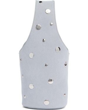 BCBGMAXAZRIA Covered Rings Shoulder Bag - Gray