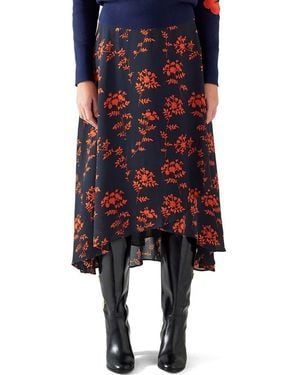 LK Bennett Krasner Midi Skirt - Black