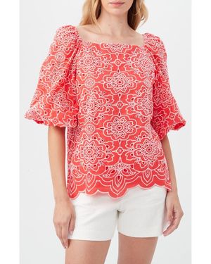 Trina Turk Veil 2 Top - Red