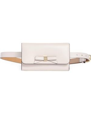 Kate Spade Bow Leather Belt Bag - White