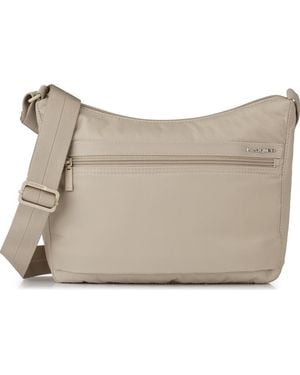 Hedgren Harpers Rfid Water Repellent Shoulder Bag - Natural
