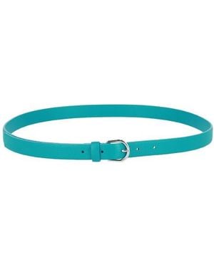 dunhill Dyed Leather Belt - Blue