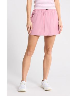 90 Degrees Lightstreme Seersucker Hiking Shorts - Pink
