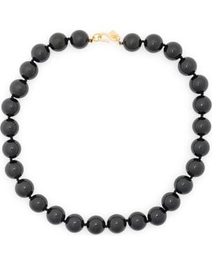 Kenneth Jay Lane Beaded Necklace - Black