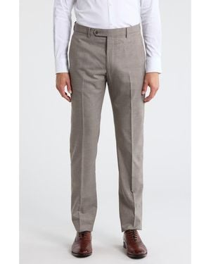 Zanella Noah Cotton Dress Pants - Gray