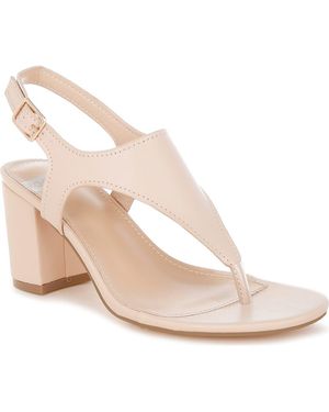 Rag & Co Lady Ann Wedge Sandal - Natural